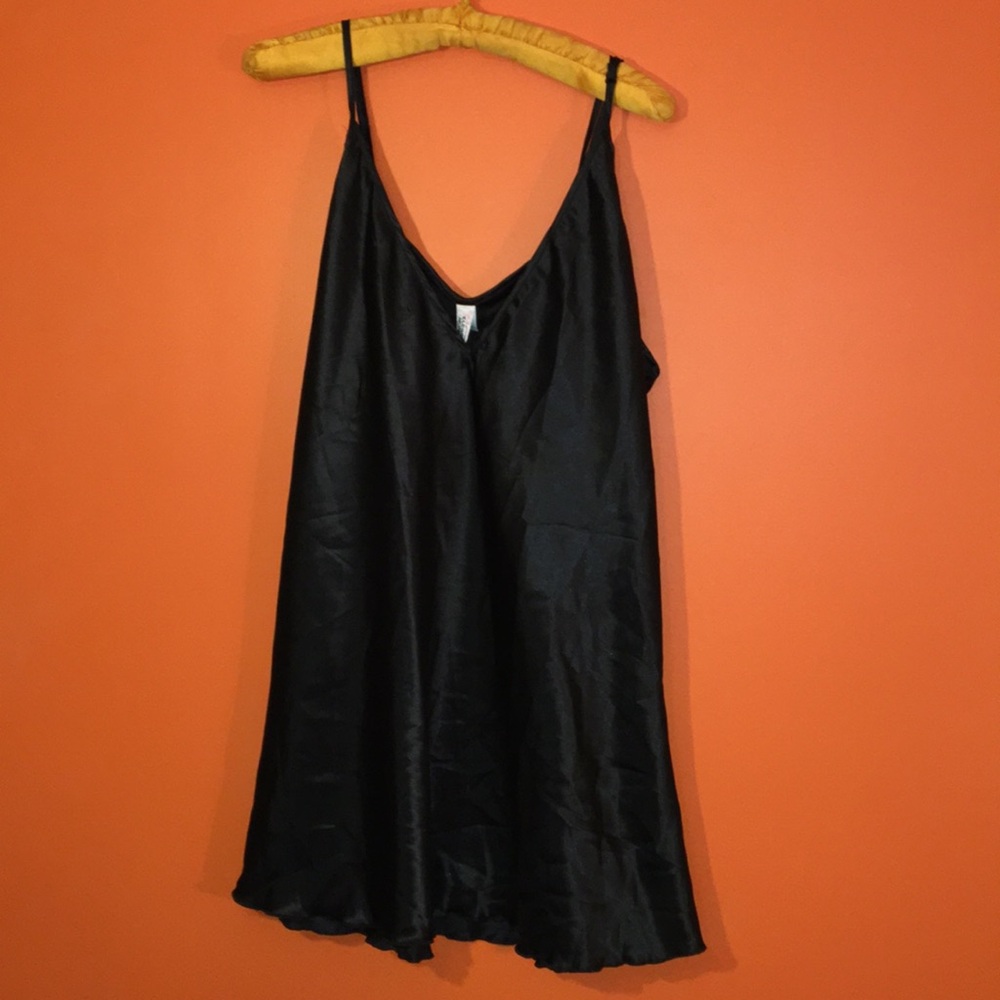 Teal Blue and Black Women's Robe & Chemise Lounge Set Woman’s Size 3X Plus Size - Picture 2 of 16
